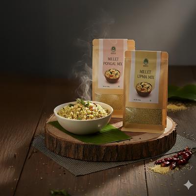 MILLET UPMA MIX + MILLET PONGAL MIX COMBO PACK - Flat 15% OFF!